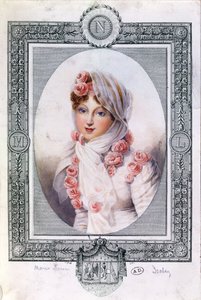 Retrato de Marie Laczinska (1786-1817) Condesa Walewska de Jean Baptiste Isabey